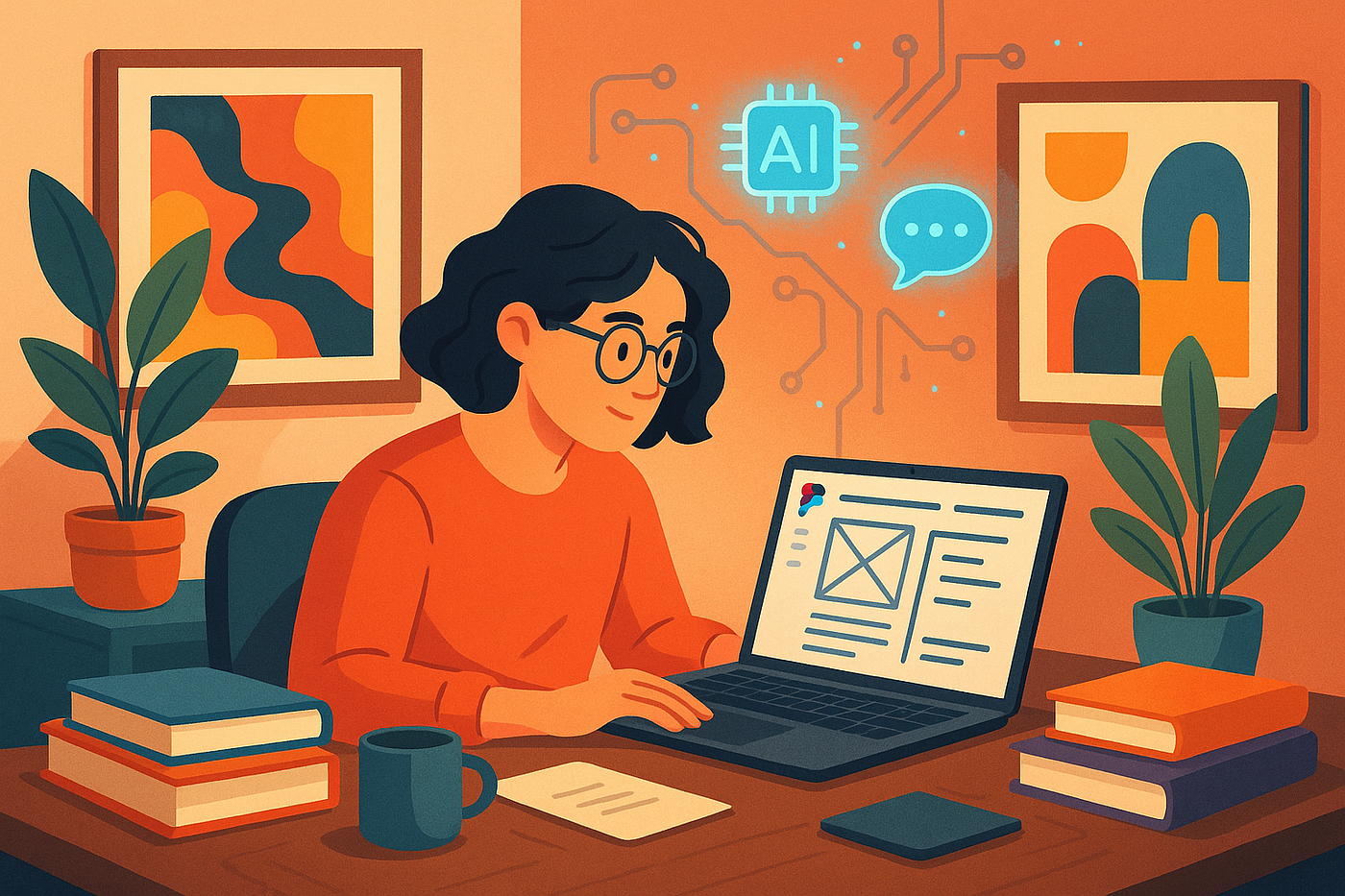 From English Literature to UX Design : My Beginner Journey Blending Art, AI and Technology