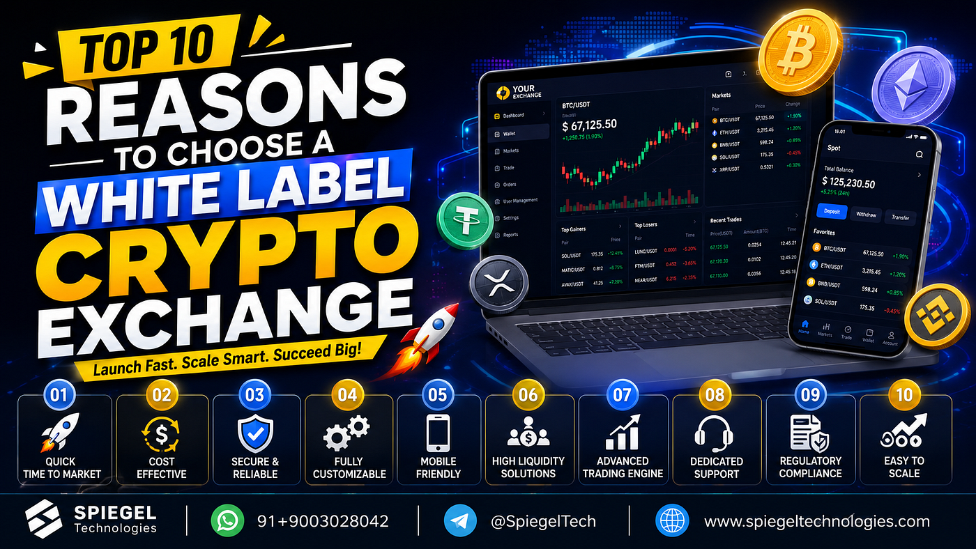 Top 10 Reasons to Choose a White Label Crypto Exchange