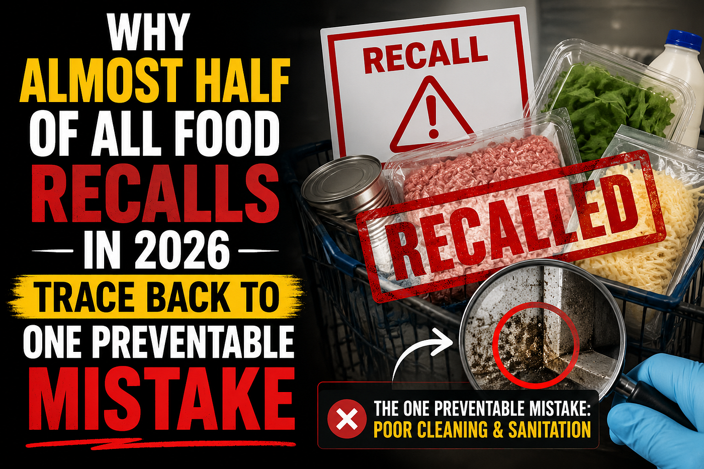 Why Almost Half of All Food Recalls in 2026 Trace Back to One Preventable Mistake