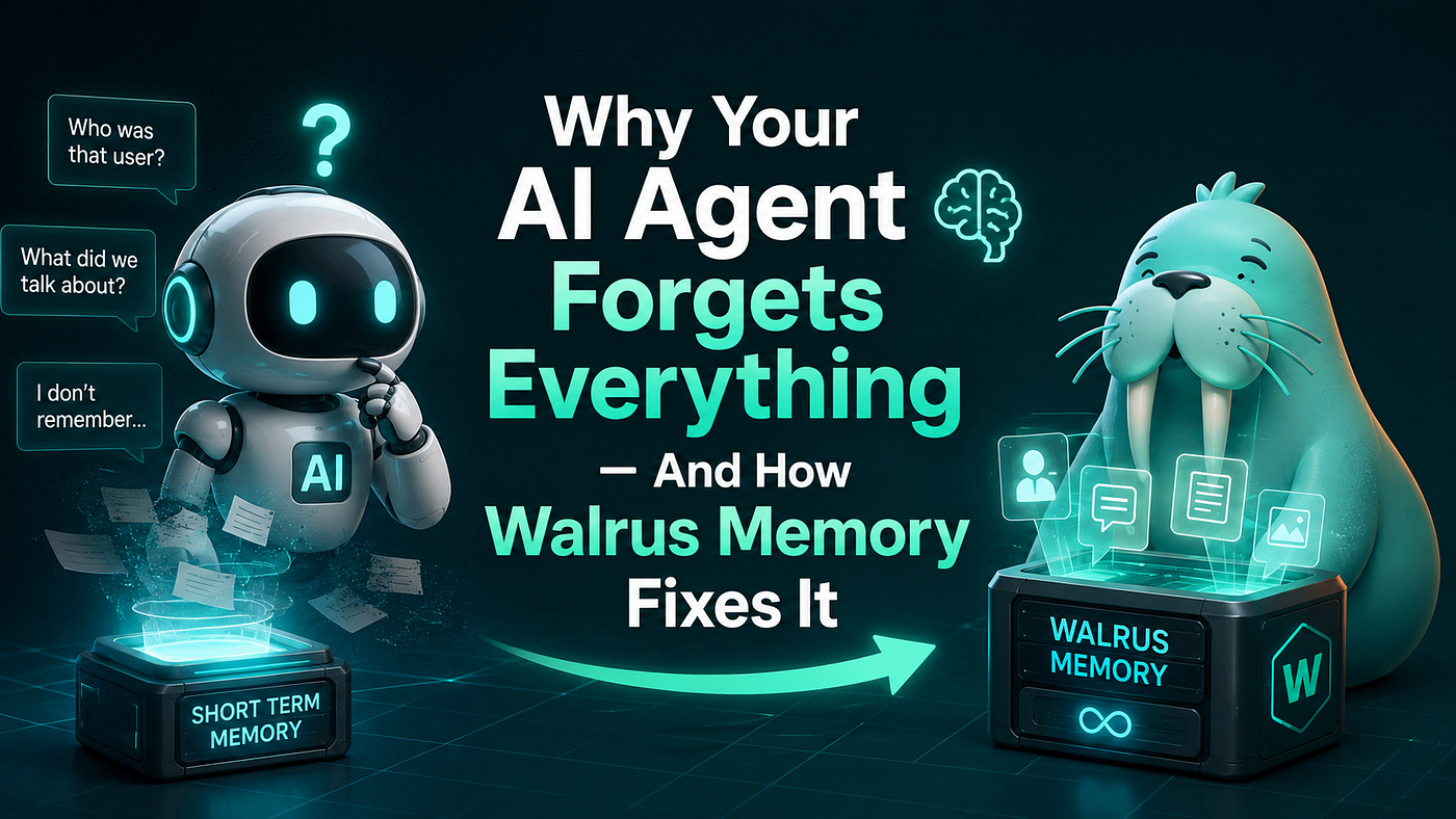 Why Your AI Agent Forgets Everything -And How Walrus Memory Fixes It
