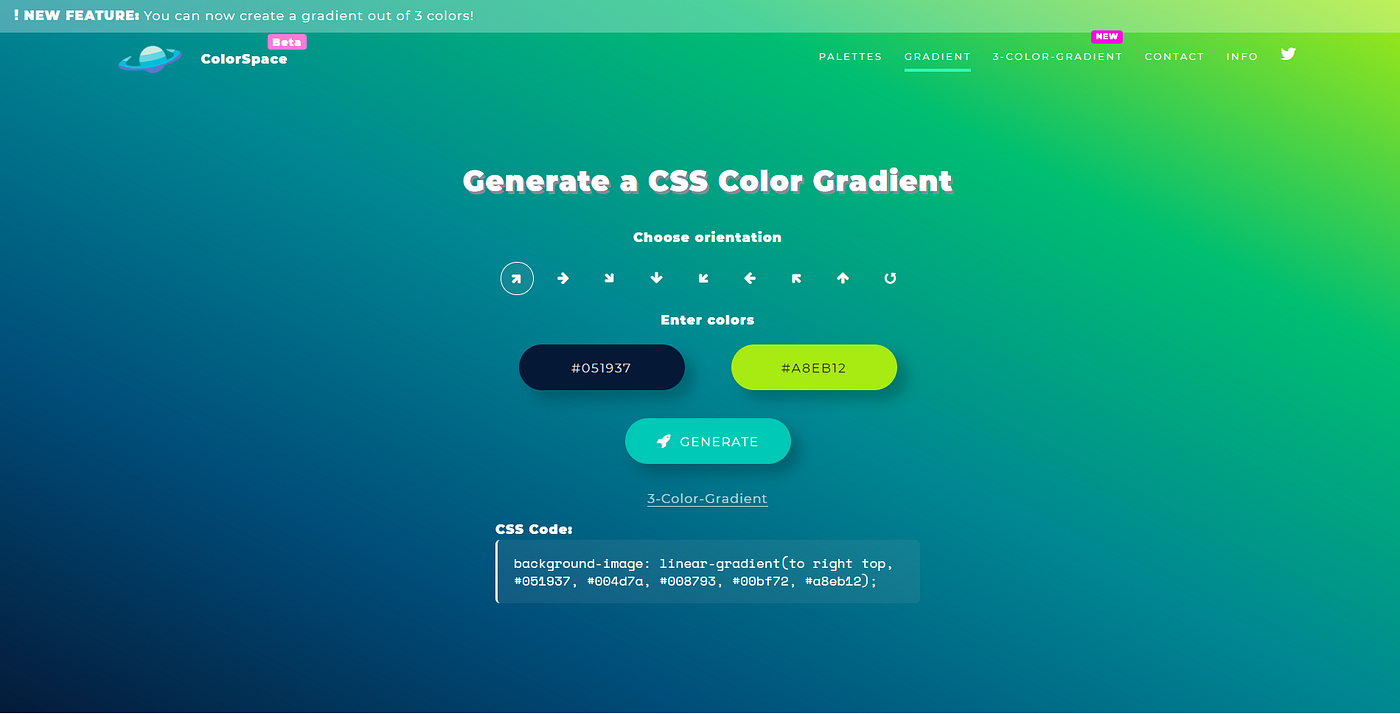 6 Awesome Gradient Tools for Designer You Can't Afford to Miss | by Sumeet  | UX Planet