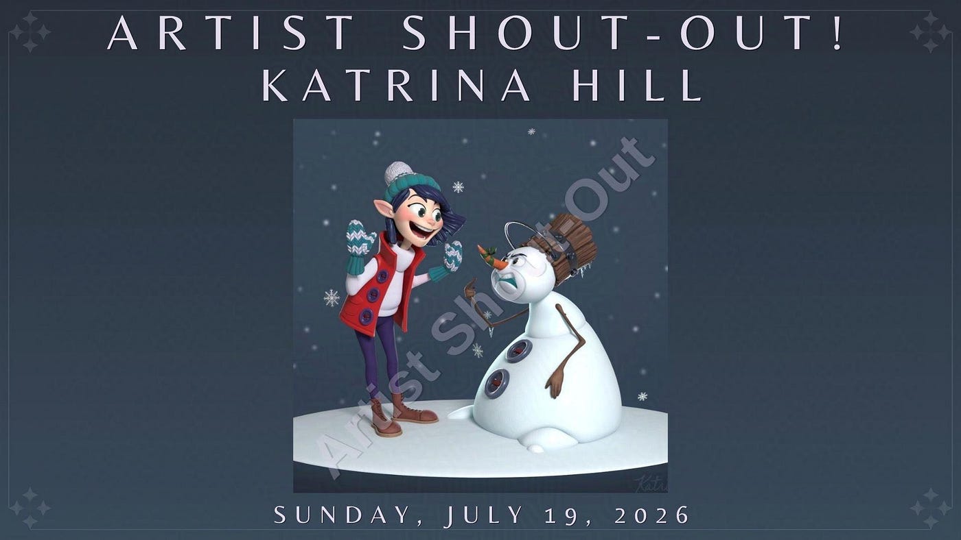 ARTIST SHOUT-OUT #876: Katrina Hill