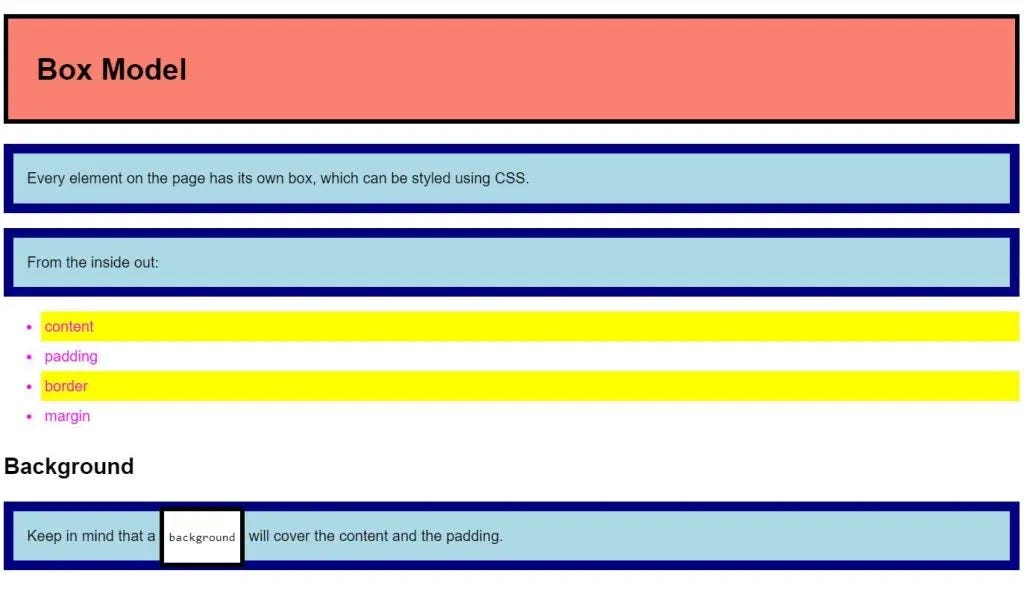 Css Box Design