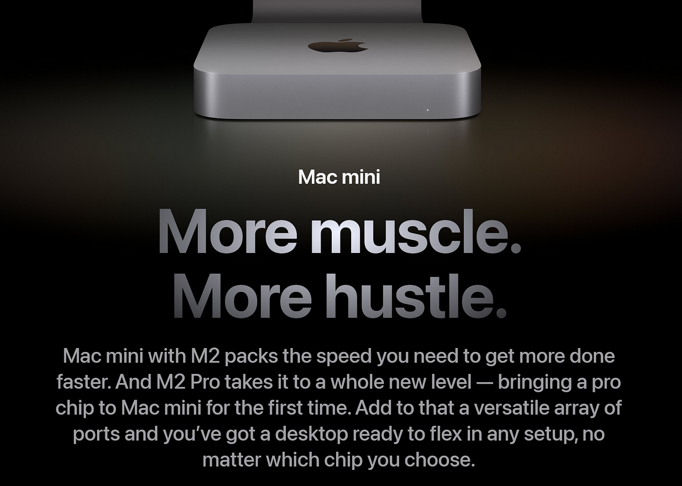 Get Ready for the Mac mini Pro.