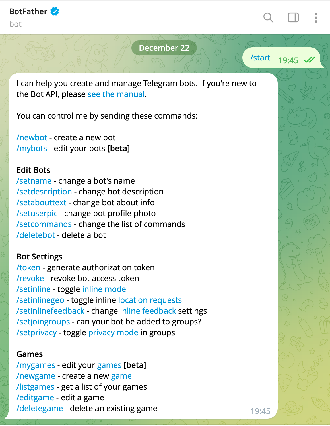 How to Generate a Token for Telegram Bot API | Geek Culture