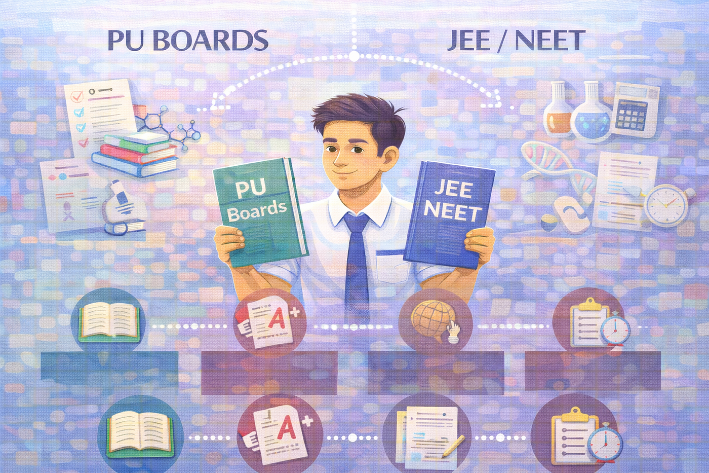 Balancing PU Boards and JEE/NEET Preparation: A Smart Strategy for Students