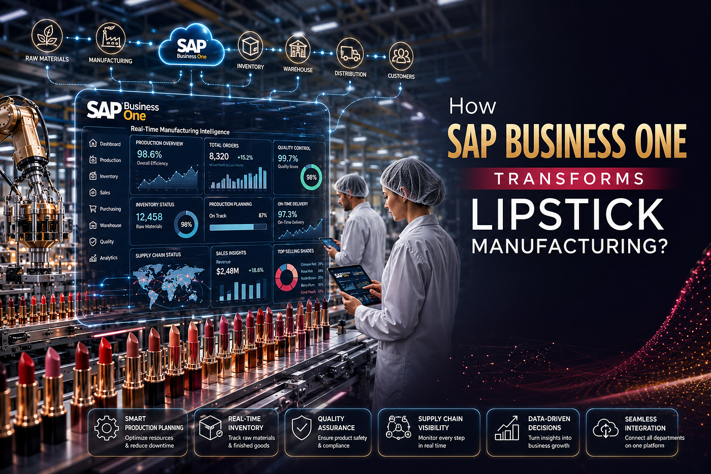How SAP Business One Transforms Lipstick Manufacturing?