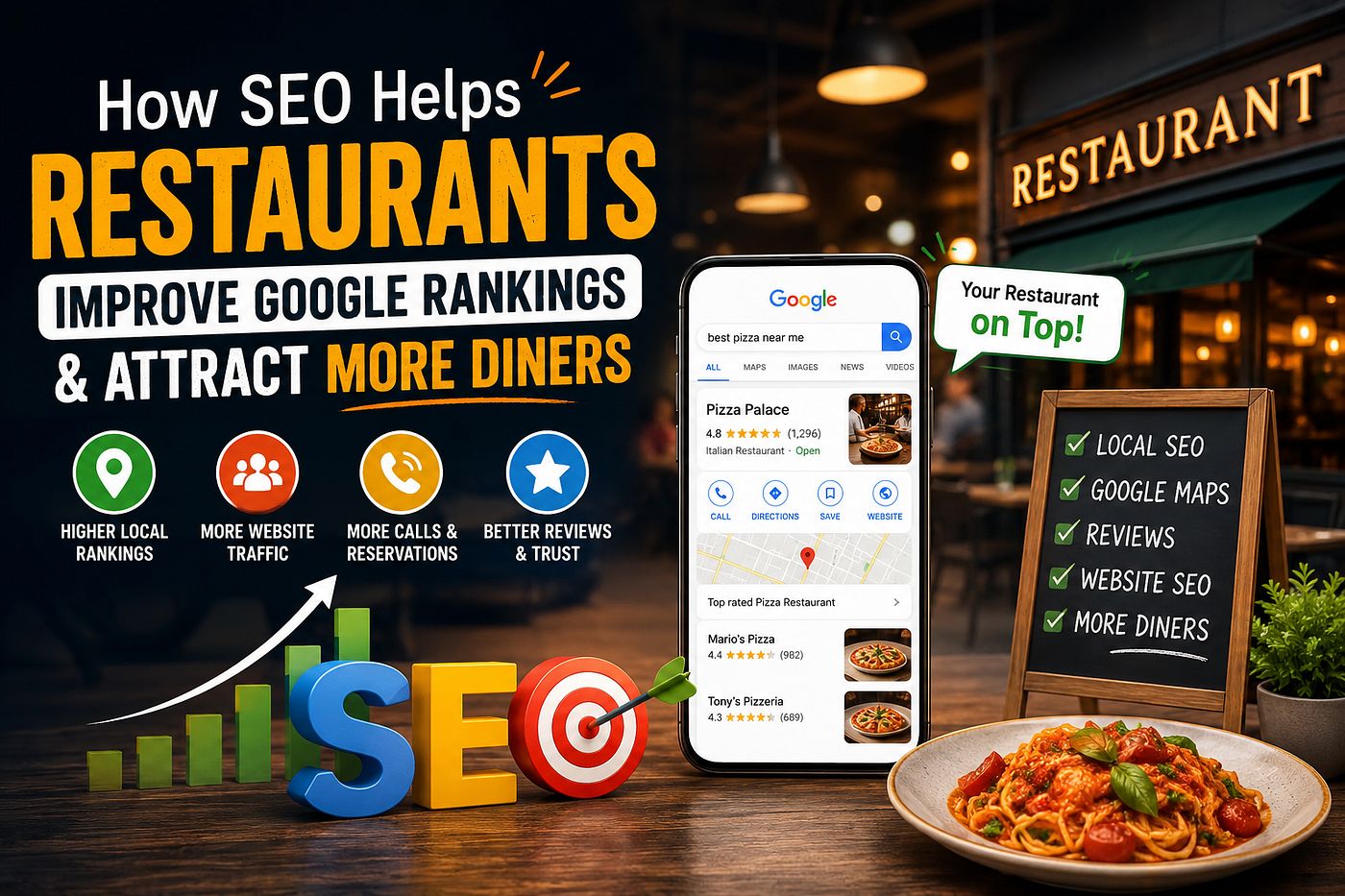 How SEO Helps Restaurants Improve Google Rankings and Attract More Diners