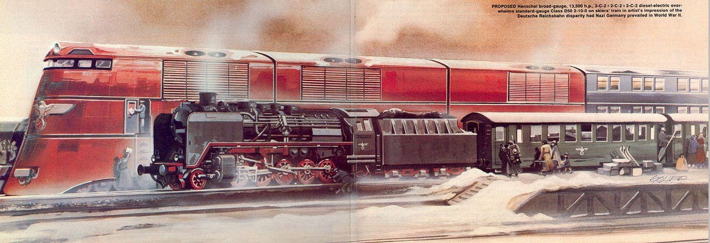 The phrase “Broad-gauge” seems to have been coined.