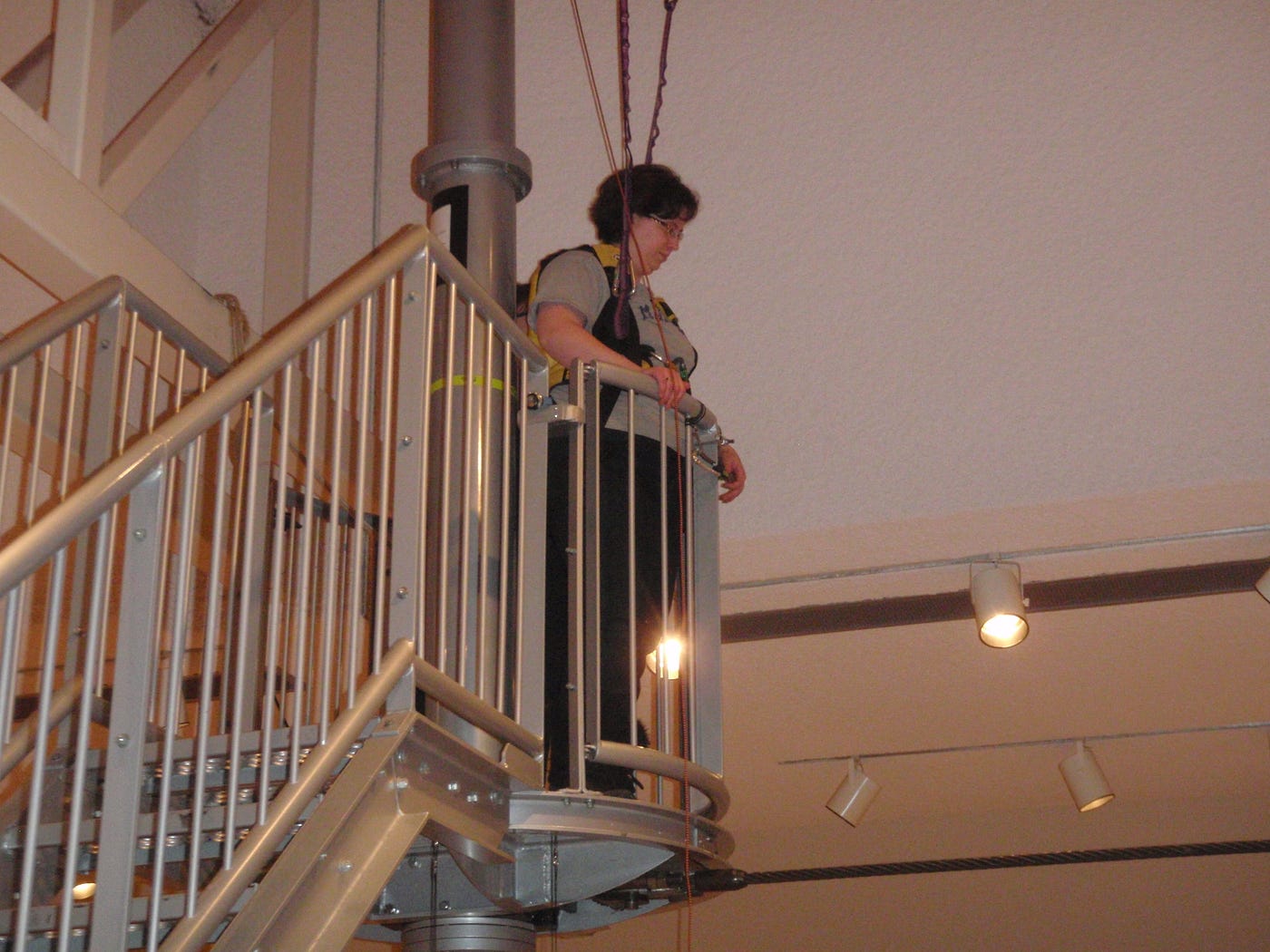 While Walking a Tightrope