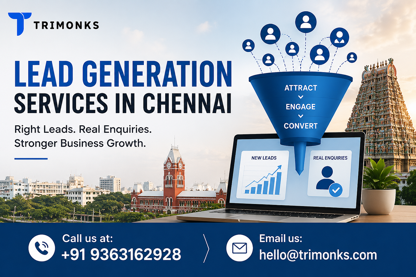 Lead Generation Services in Chennai | Trimonks