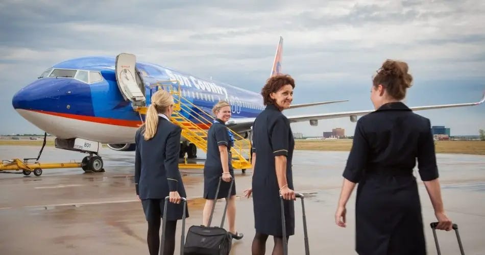 Sun Country Airlines Flight Attendant Career, by AviaTech Channel, Mar,  2024