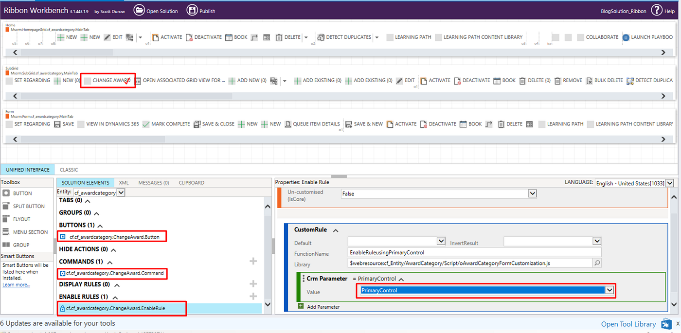 [Quick Tip] Get SubGrid View Id using Primary Control or Selected Control for Ribbon button’s…