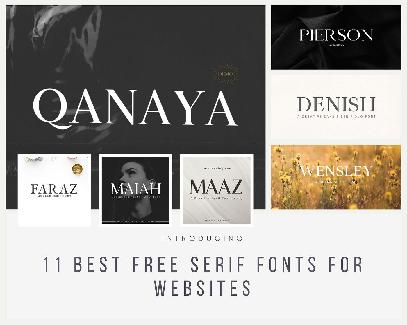 11 Best Free Serif Fonts For Websites | Bootcamp