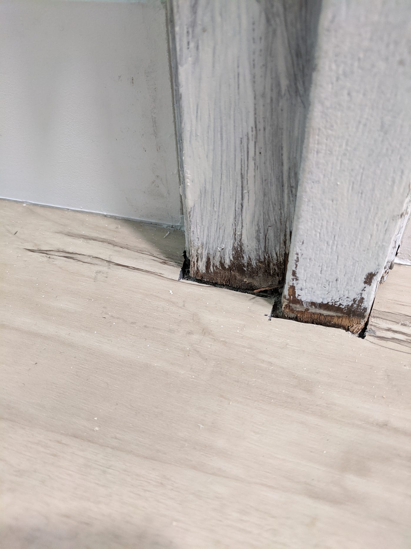 How to hide those gaps between your floors and your trim | by Jason A |  Medium