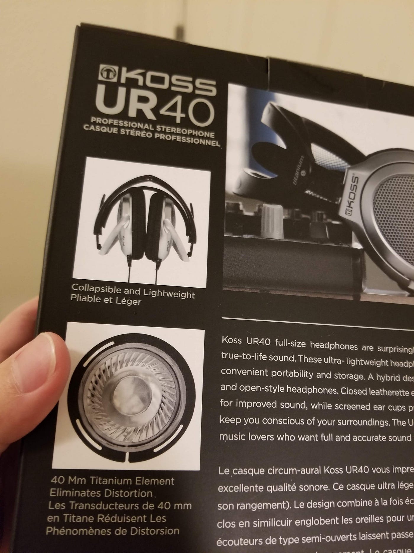 Koss UR40 Headphones Review. A budget open back built from air and