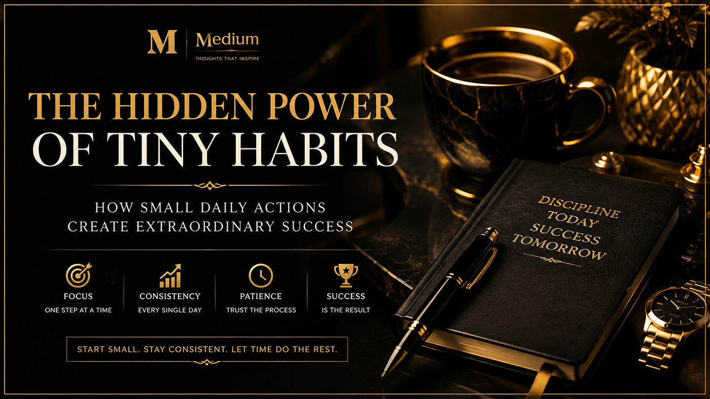 The Hidden Power of Tiny Habits: How Small Daily Actions Create Extraordinary Success