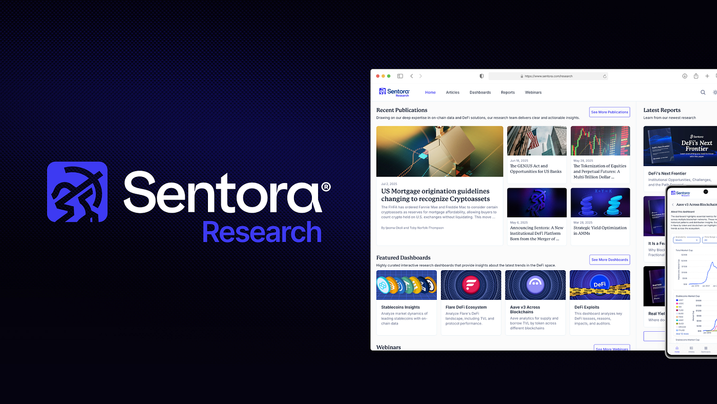 Announcing Sentora Research: A New Chapter for Crypto Analytics and  Intelligence | by Jesus Rodriguez | Sentora | Medium