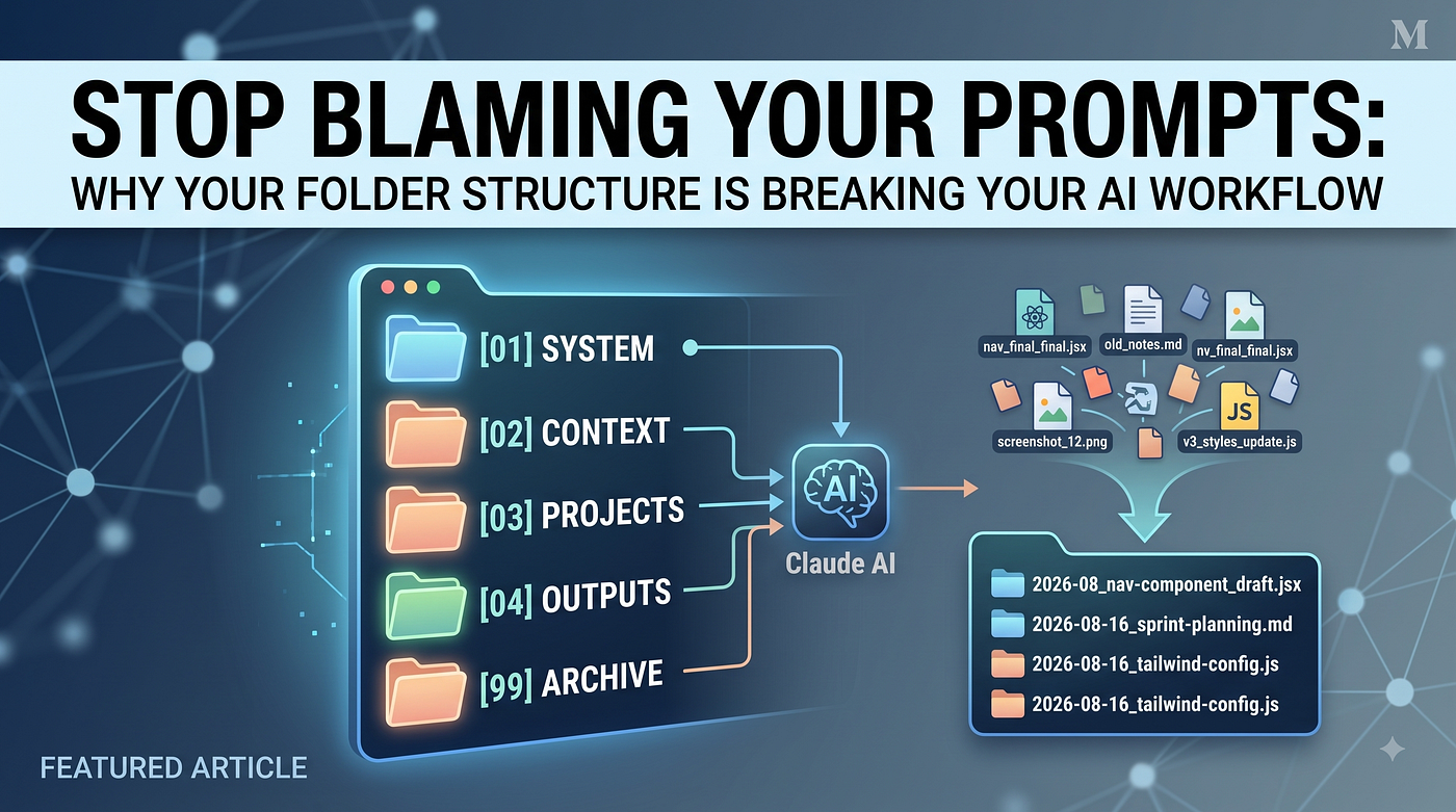 Stop Blaming Your Prompts: Why Your Folder Structure is Breaking Your AI Workflow