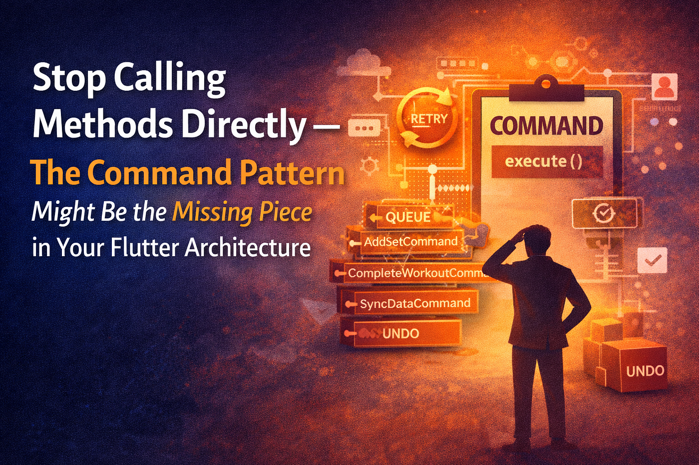 Stop Calling Methods Directly — The Command Pattern Might Be the Missing Piece in Your Flutter…