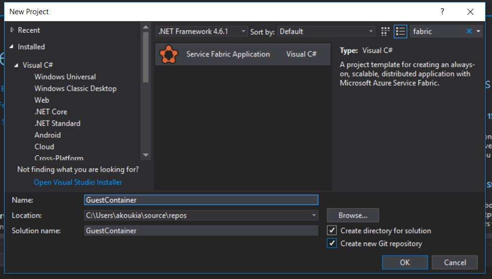 Deploy a Docker Container to your local Service Fabric Cluster | by Aram  Koukia | Koukia