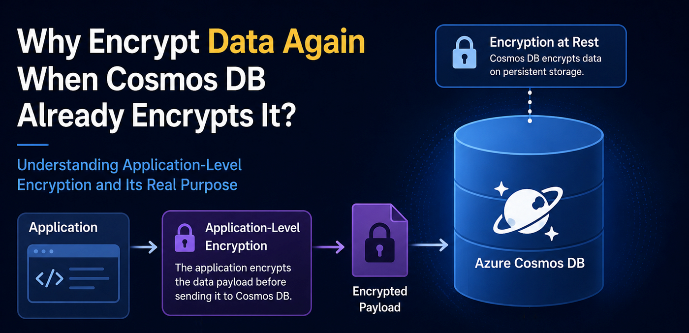 Why Encrypt Data Again When Cosmos DB Already Encrypts It?
