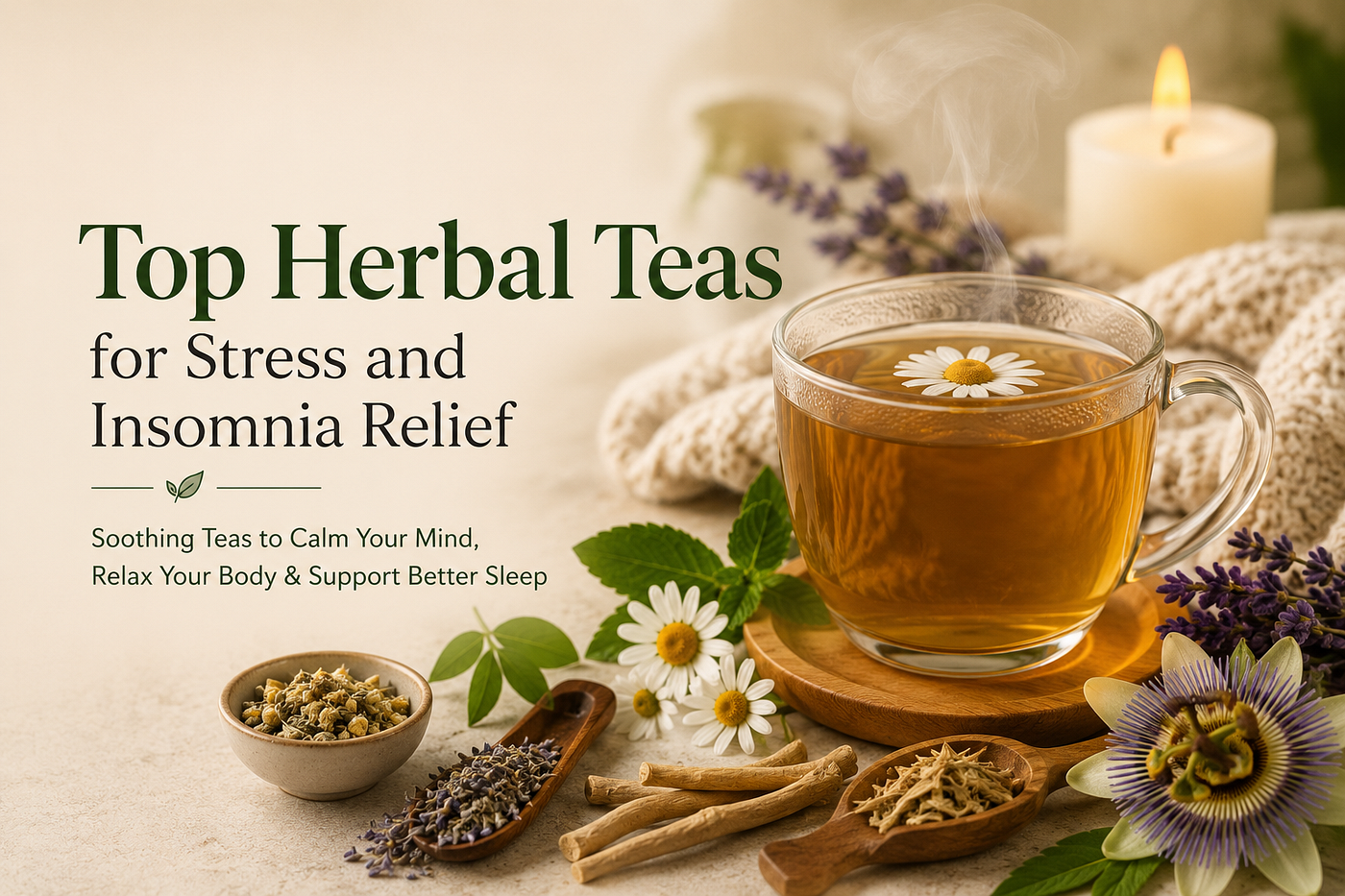 Top Herbal Teas for Stress and Insomnia Relief