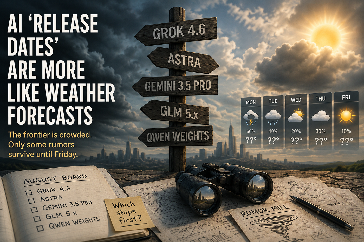 AI “Release Dates” Are Starting to Look More Like Weather Forecasts