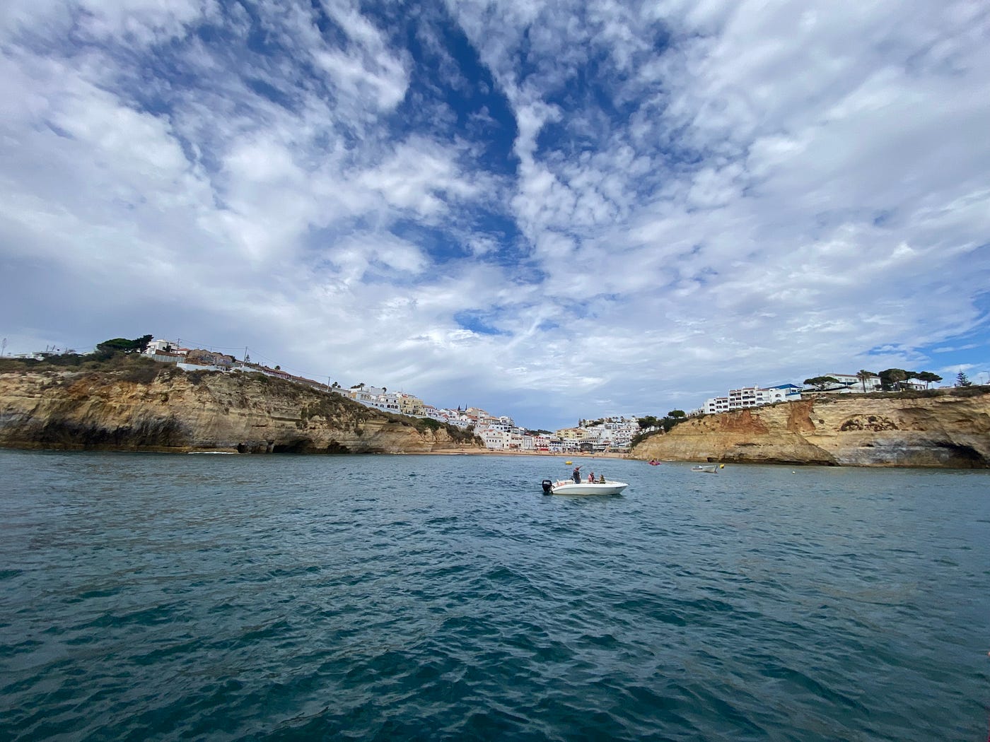 Where the Atlantic Meets the Cliffs of Lagos, Portugal