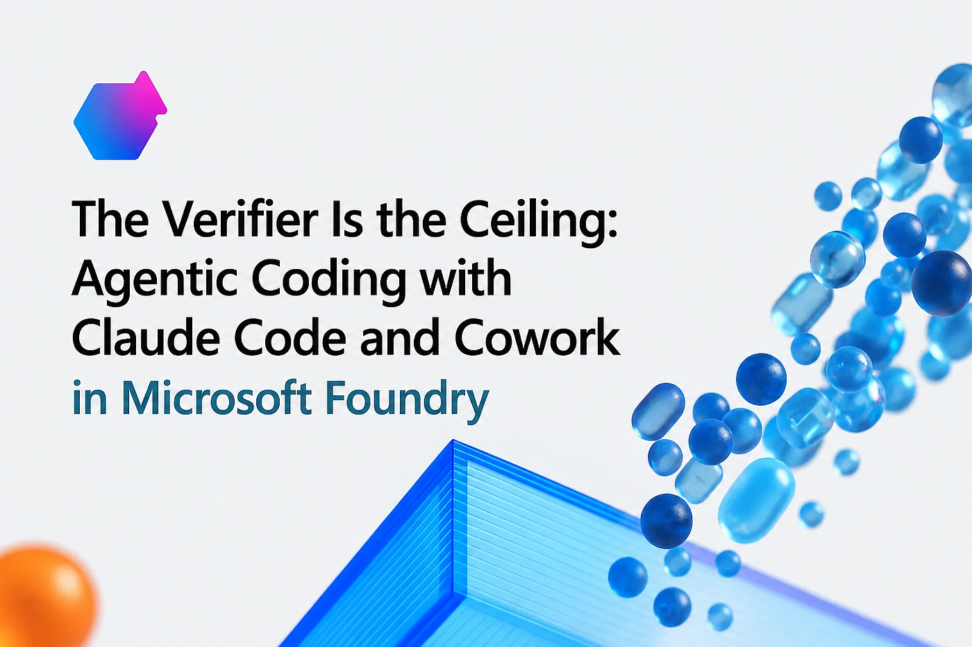 The Verifier Is the Ceiling: Agentic Coding with Claude Code and Cowork in Microsoft Foundry.