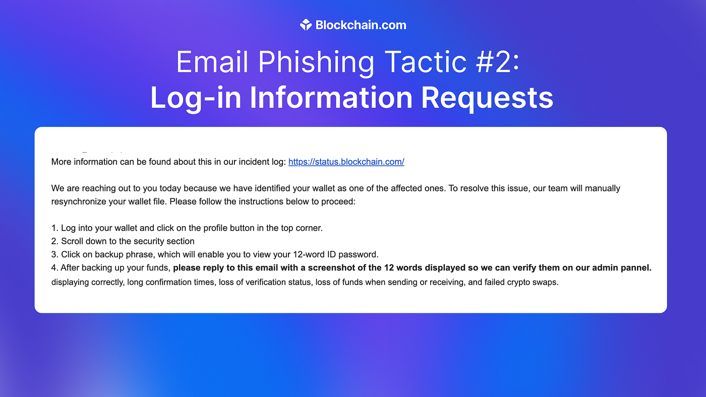 Email Phishing: How to Spot a Scammer | by Blockchain.com | @blockchain |  Medium