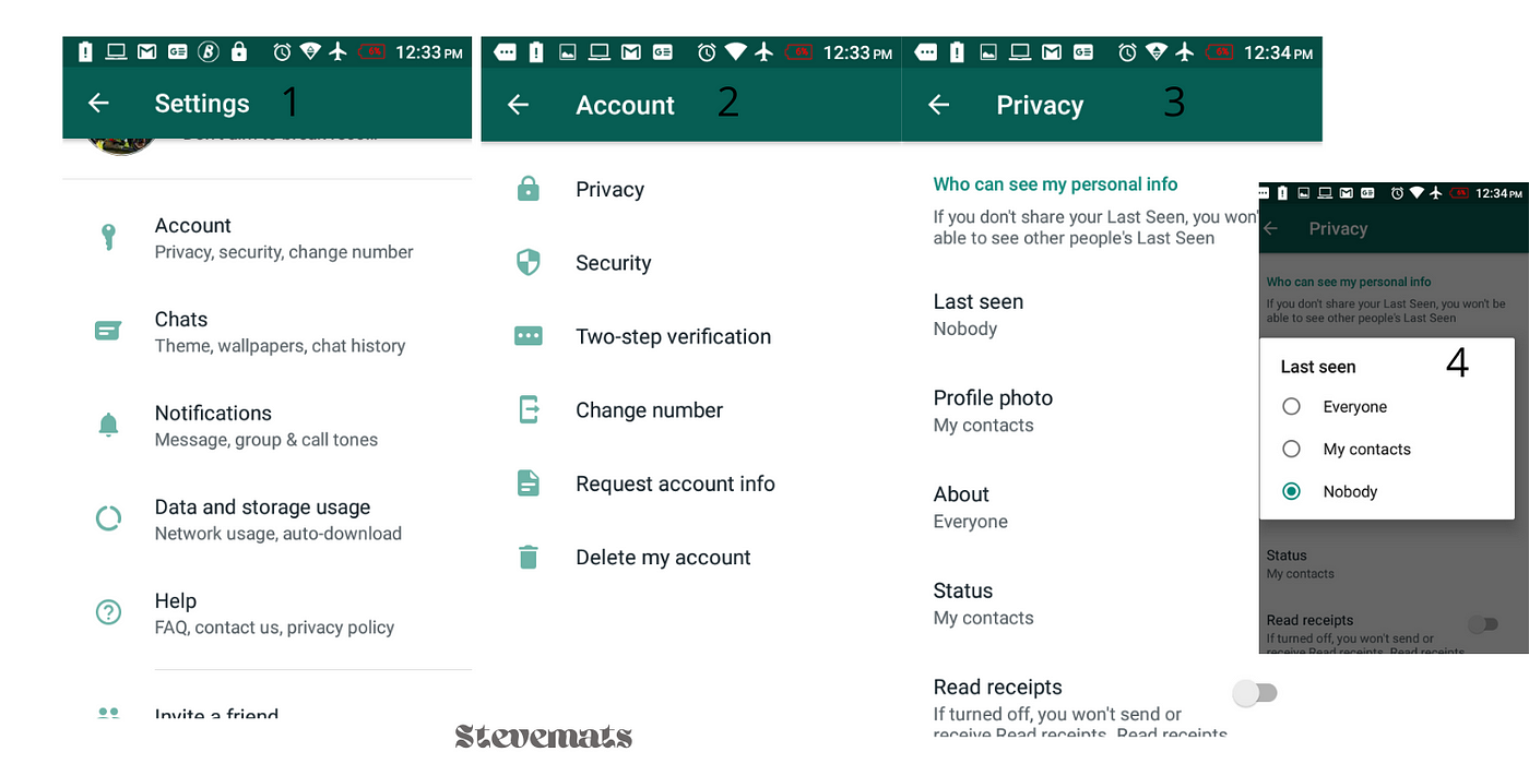 Wau Post - You can now hide your online status on WhatsApp