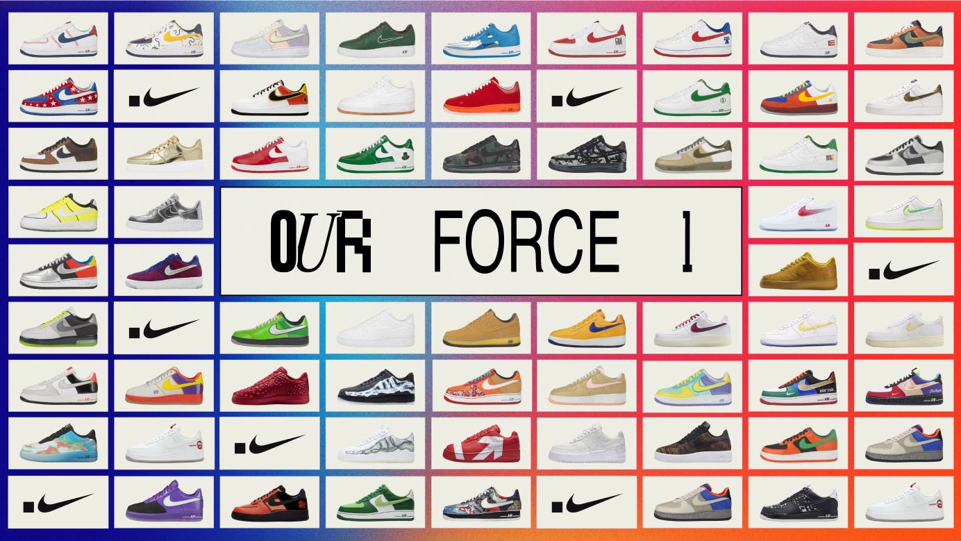 Our Force 1 — Regional Bracket. The 16 AF1s that represent the globe…, by  dotSWOOSH