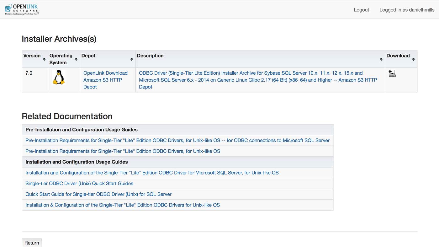 Installing the OpenLink Lite Edition ODBC Driver for SQL Server — on  Unix-like OS | by Daniel Heward-Mills | OpenLink ODBC, JDBC, ADO.NET Data  Access Drivers Blog | Medium