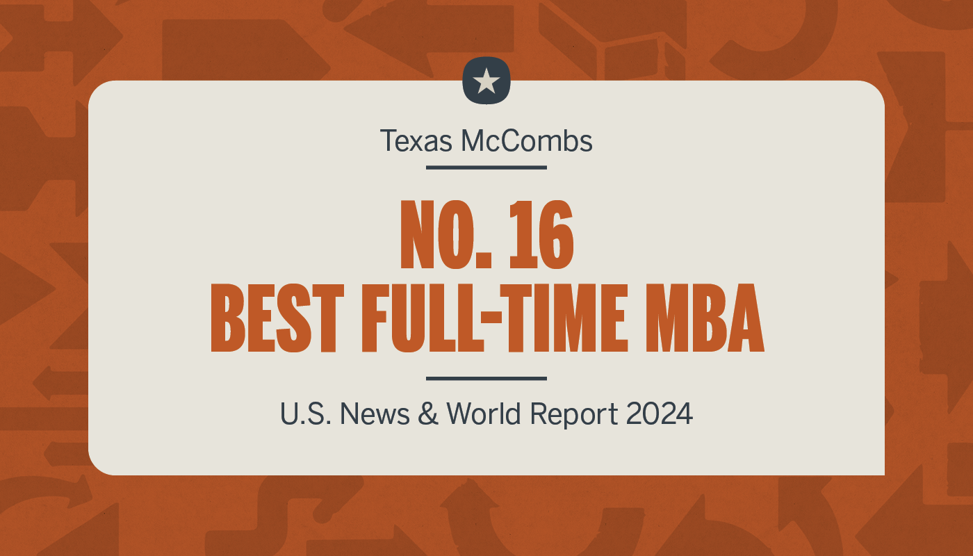 Stellar Ranks for Texas McCombs MBA Programs