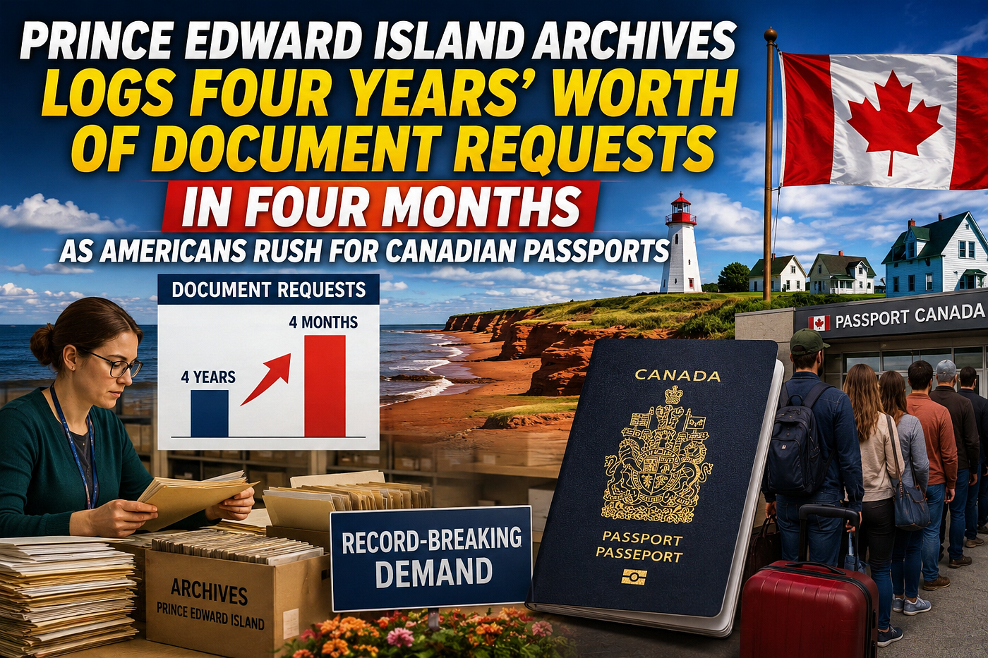 🇨🇦 HUGE Surge in Canadian Passport & Citizenship Requests!