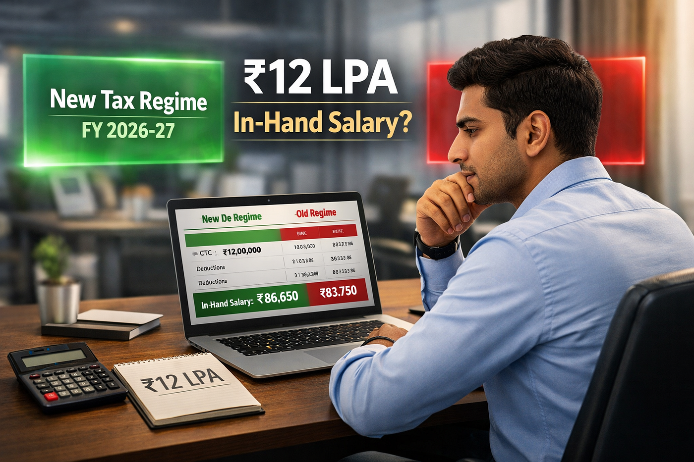 The CTC is ₹12 Lakhs. The offer is signed. But what hits your bank account?