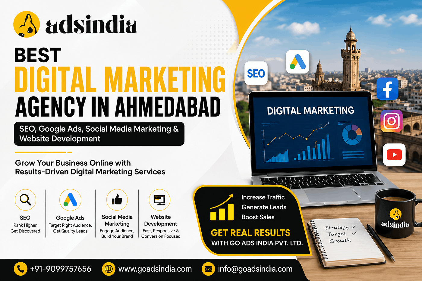 Digital Marketing Agency in Ahmedabad | Go Ads India Pvt. Ltd.