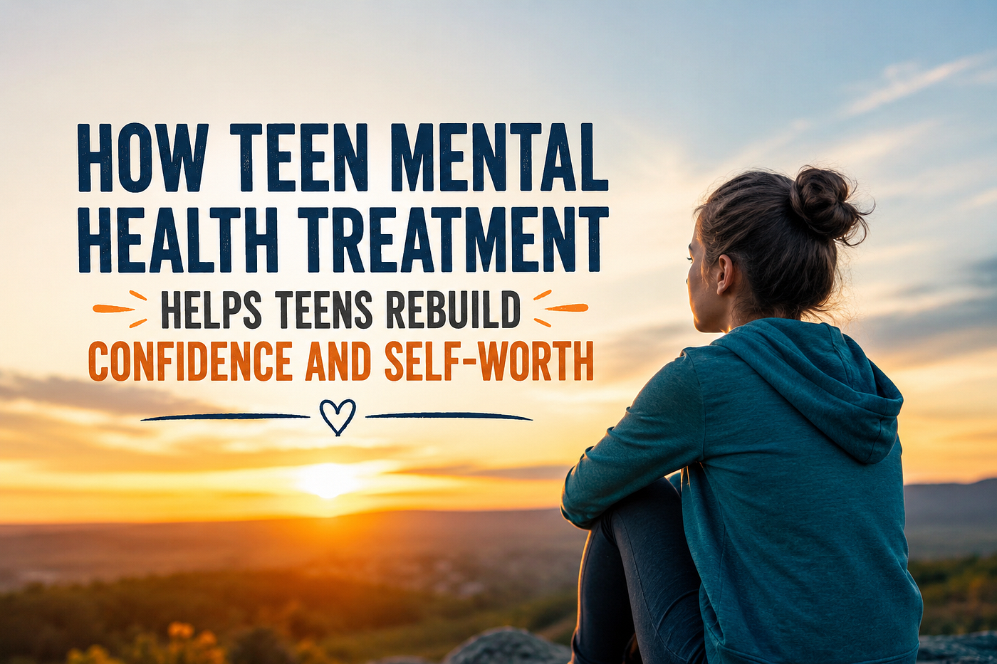 How Teen Mental Health Treatment Helps Teens Rebuild Confidence and Self-Worth