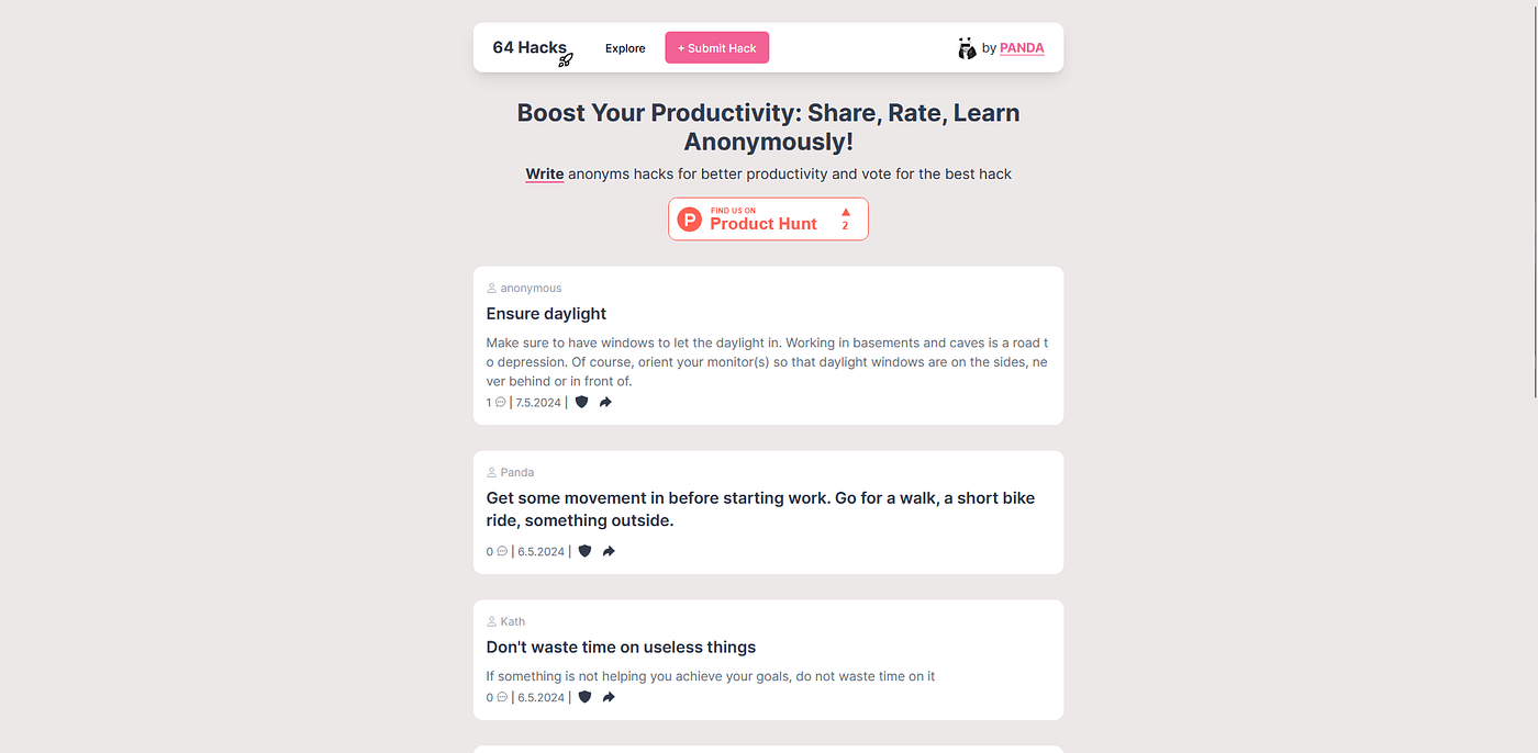 I made an app to boost your daily productivity