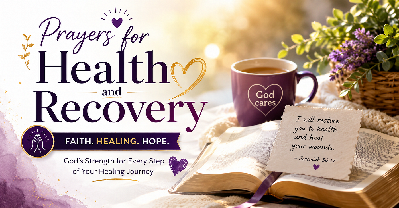 Prayers For Health And Recovery: Powerful Prayers for Healing, Strength, and Peace