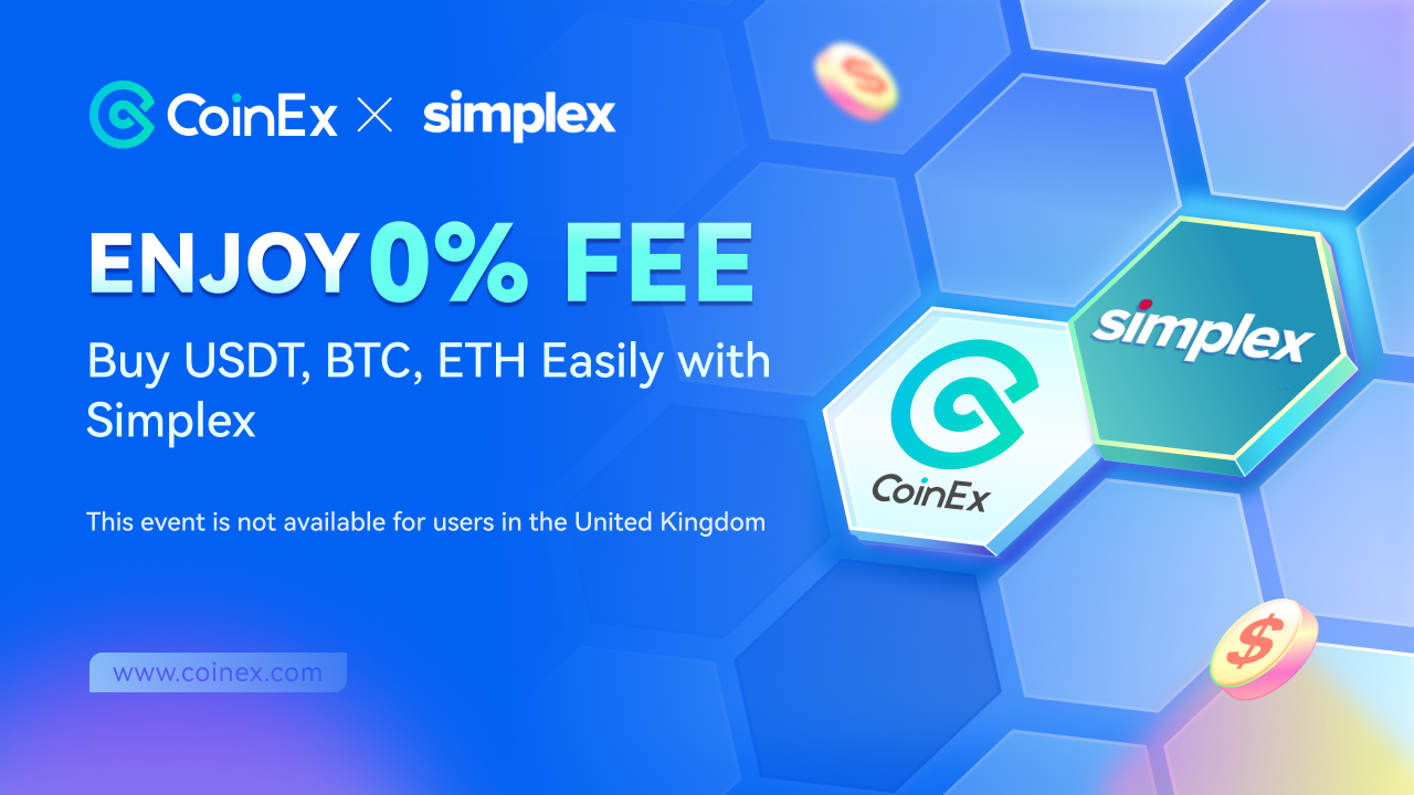 CoinEx New Fiat Offer: Buy Cryptos via Simplex with 0 Fees! | by CoinEx |  Medium