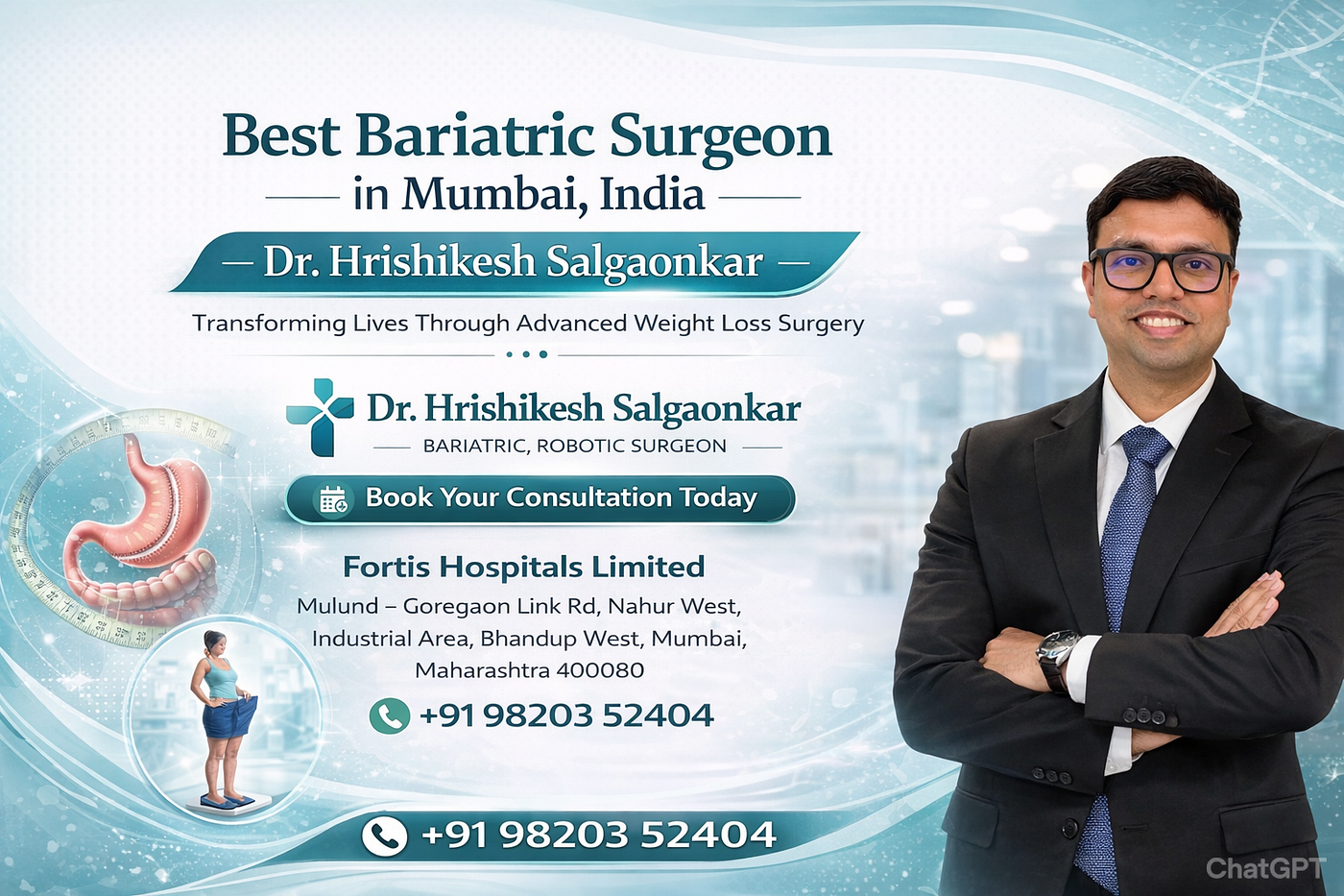 Best Bariatric Surgeon in Mumbai, India — Dr. Hrishikesh Salgaonkar