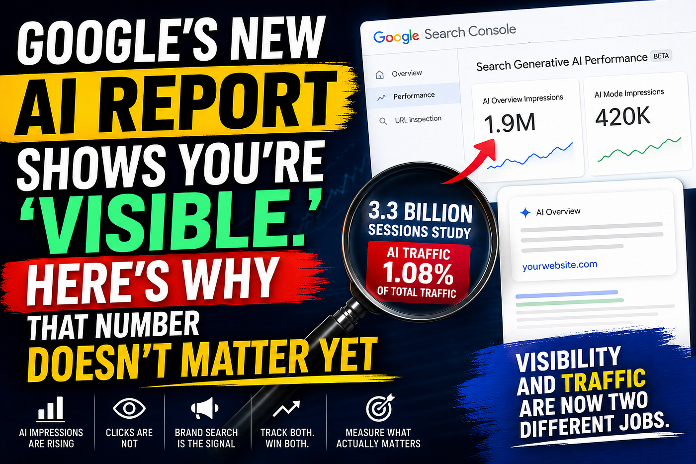 Google’s New AI Report Shows You’re ‘Visible.’ Here’s Why That Number Doesn’t Matter Yet