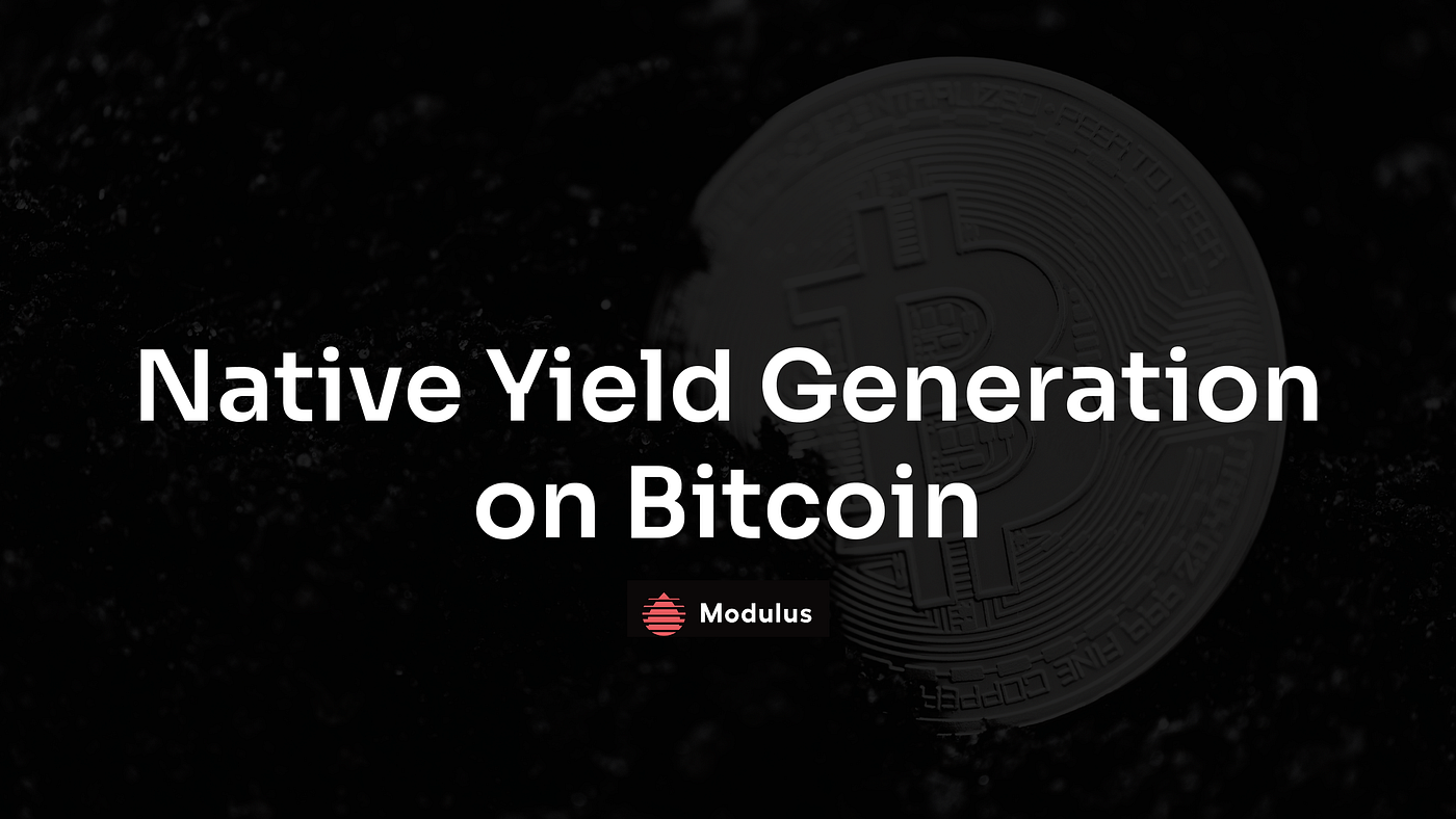 How Yield Generation Works Natively on Bitcoin with zkFOL