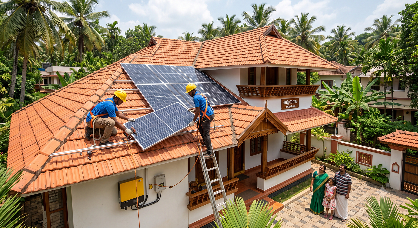 I calculated the actual cost of rooftop solar for a typical Kerala home after subsidy — the numbers…