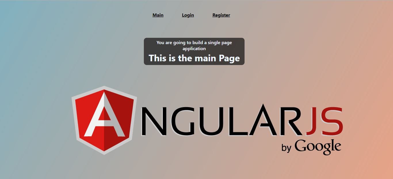 Use AngularJS Routing to build a simple single-page