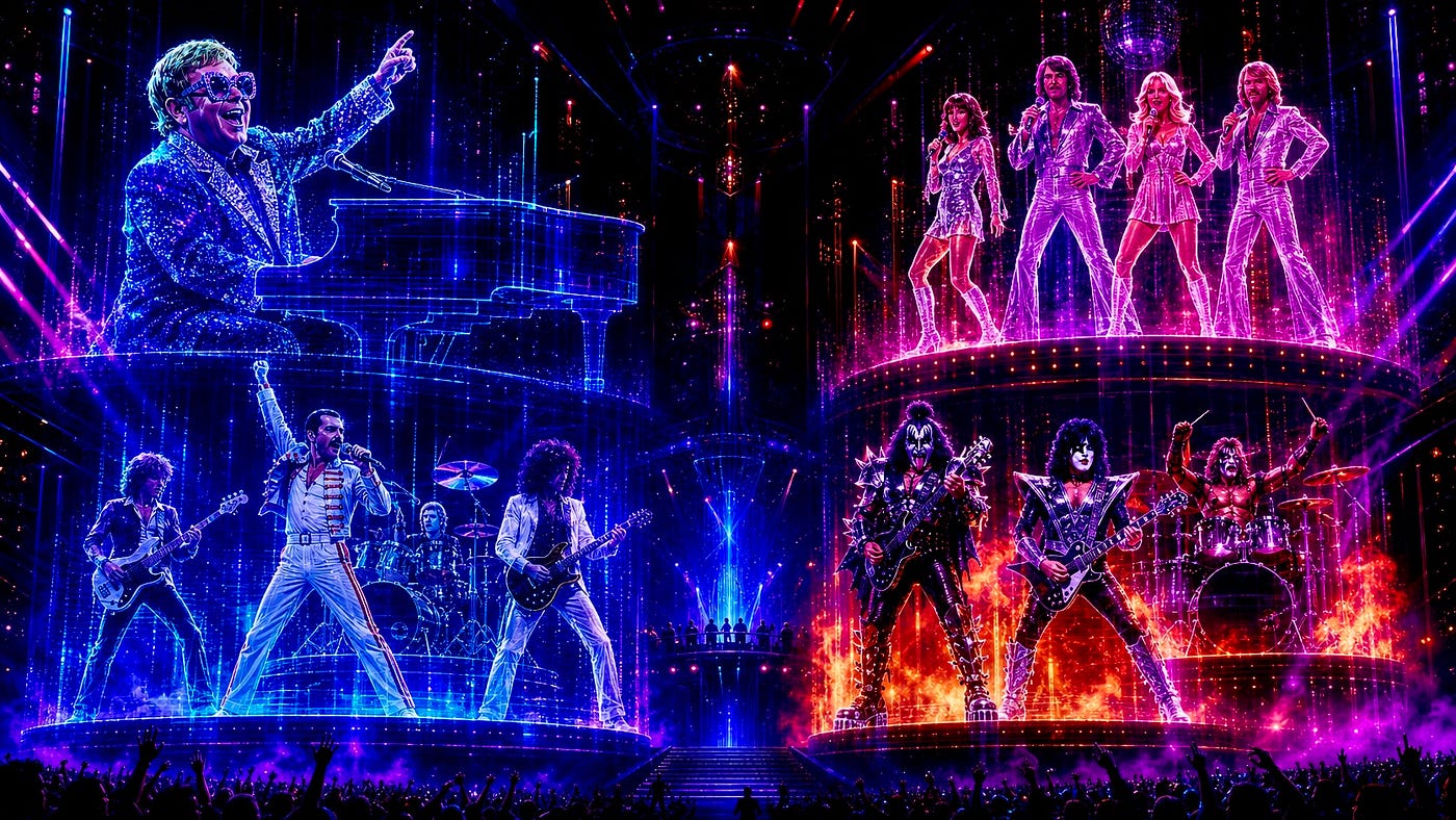 Artists Never Have To Leave the Stage… The Age of the Holographic Residency.