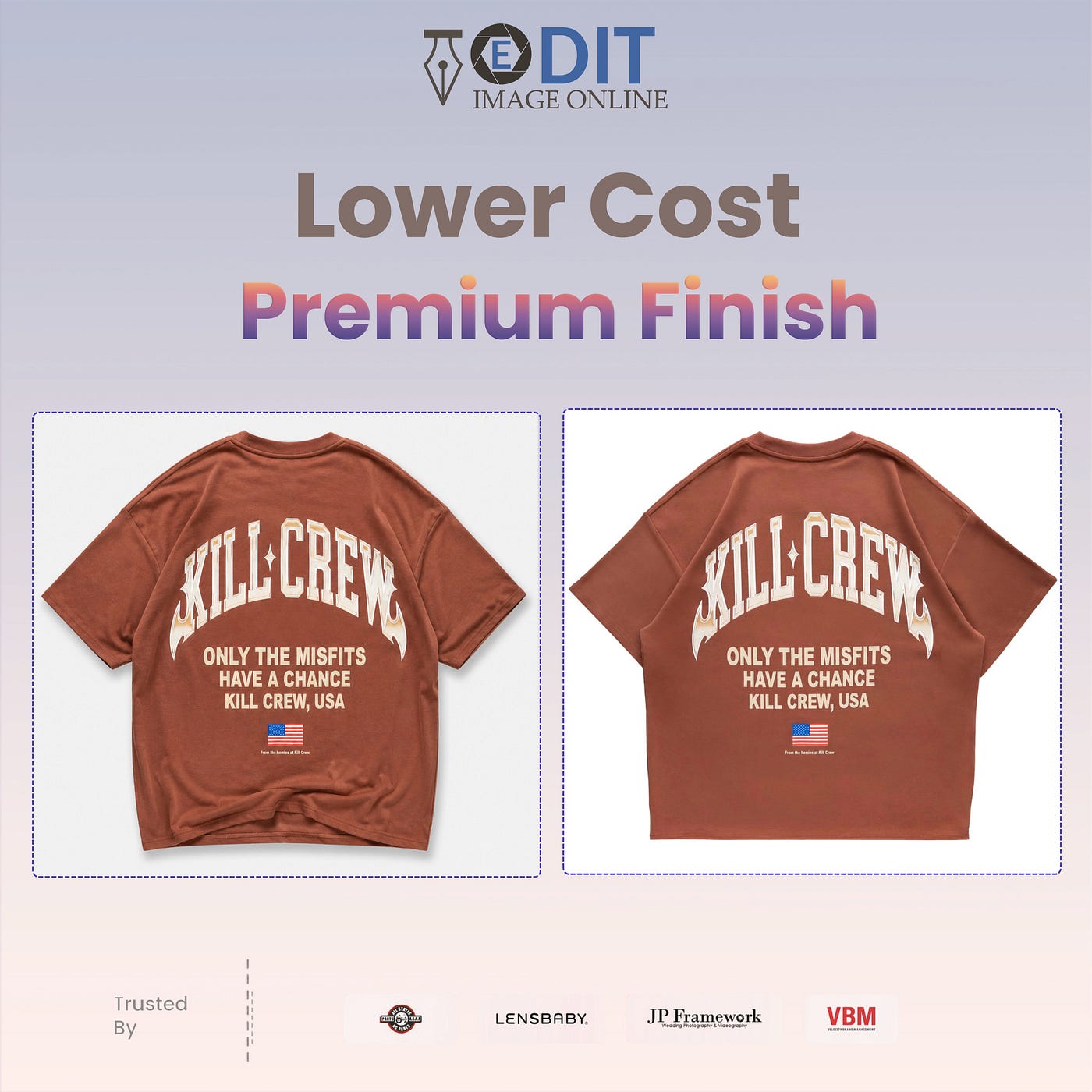 Streetwear Apparel Retouching | KILL CREW Flat Lay Product Edit