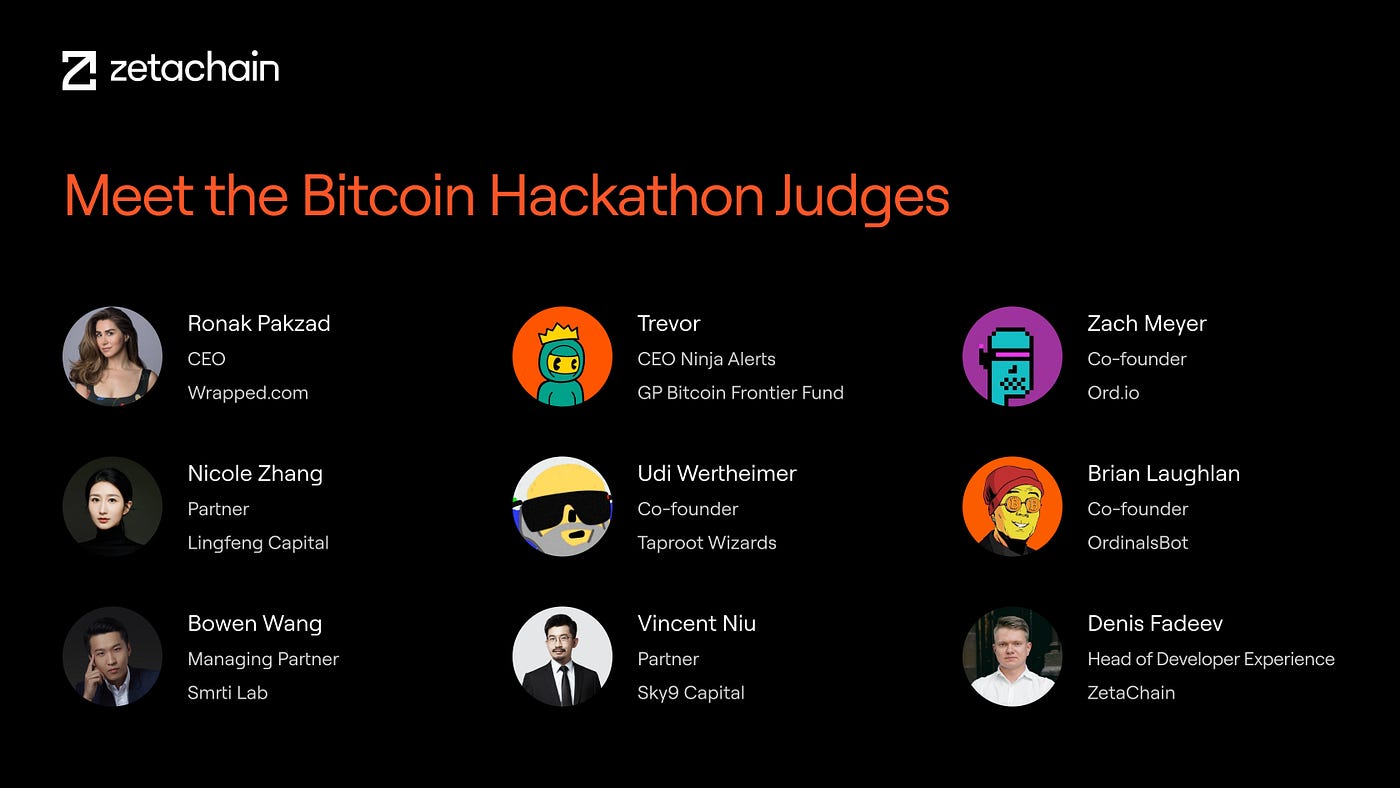 Come build Bitcoin dApps at the BTC Hackathon Challenge! | by ZetaChain  Blog | Medium
